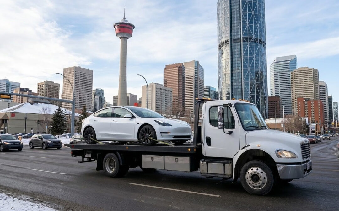 Electric Vehicle Towing Calgary: EV & Hybrid Flatbed Guide (2026)