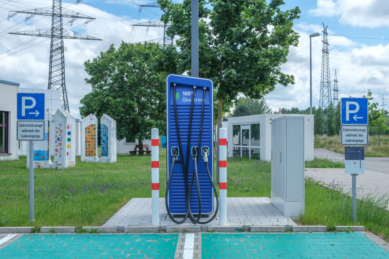 EV charging station for electric vehicles in Calgary