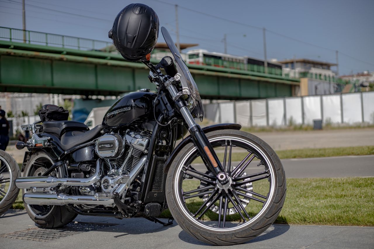 Harley-Davidson motorcycle transported in Calgary