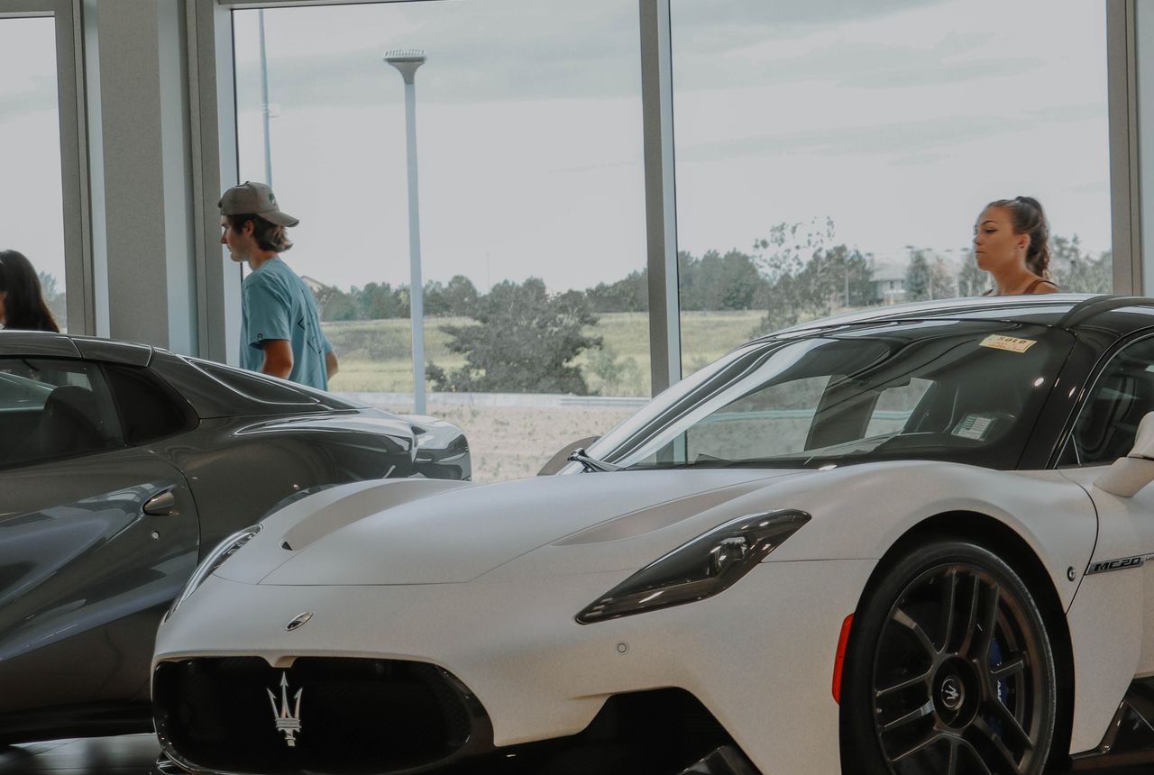 Exotic sports car in Calgary ready for specialty towing and transport